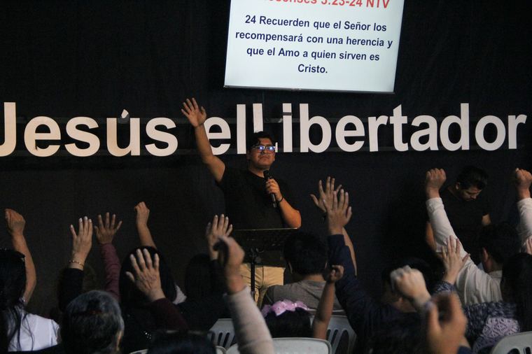 Culto en la sede San Juan de Miraflores
